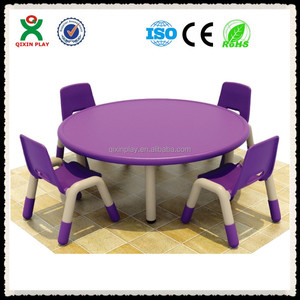 Di alta qualità tavoli e sedie per i <span class=keywords><strong>bambini</strong></span> educazione materna della decorazione delle sedie di Plastica e tavoli QX-193A - Product Image 4