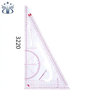 CZ-32 multifonctionnel courbe motif maître tailleur échelle couette en plastique patchwork règle ensemble/6460/6040/3220/6401 - Product Image 1