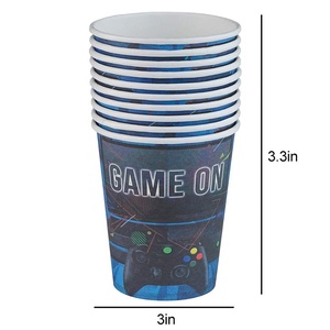 Juegos <span class=keywords><strong>de</strong></span> suministros para fiestas temáticas <span class=keywords><strong>de</strong></span> videojuegos Nicro, decoraciones personalizadas para fiesta <span class=keywords><strong>de</strong></span> <span class=keywords><strong>feliz</strong></span> <span class=keywords><strong>cumpleaños</strong></span>, Material <span class=keywords><strong>de</strong></span> papel - Product Image 2