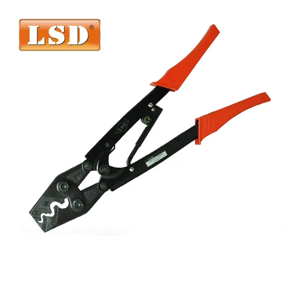 Tangan alat produsen LS-38 tekanan crimping alat untuk crimp 5.5-38mm2 non insulated terminal titik bentuk tekan alat