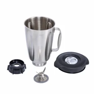 Blendin Stainless Steel Blender Jar and Lid for juicer parts .1.25L jar sets