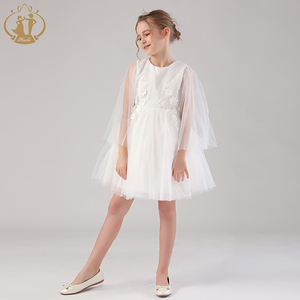 Gaun Kecil Desain Anak Perempuan Manis Fashion Musim Panas Nimble untuk Anak Perempuan Gaun 8 Tahun - Product Image 4