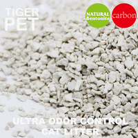TIGER PET Remplisseurs pour litière pour chat en bentonite en forme de boule - 100% biodégradable et écologique, faible teneur en poussière