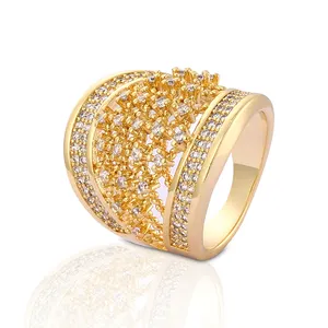 Good Quality Turkish Jewelry pure gold ring designs for girls and woman