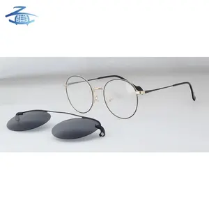 Fashionable Polarized Lens Clip-on Optical Sunglasses Frames