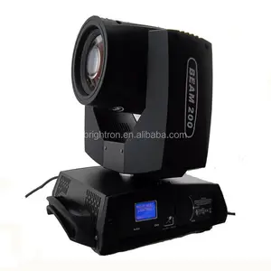 High-End-Konfiguration 200w scharfes 5r Strahl Moving Head Light, Moving Head Light Stage Effekt Roboter