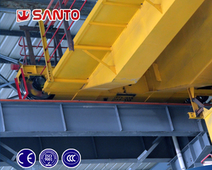 Heavy Duty Top Chạy Đôi Chùm <span class=keywords><strong>Overhead</strong></span> <span class=keywords><strong>Crane</strong></span> Với Inverter Điều Khiển Mở Tời Palăng Để Sử Dụng Trong Nhà - Product Image 3