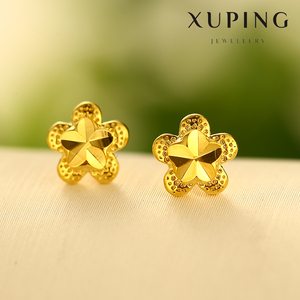 2020 و xuping الأزياء والمجوهرات <span class=keywords><strong>druzy</strong></span> 24k مجوهرات مطلية بالذهب أقراط للنساء ، المصوغات الذهب بيجو المجوهرات - Product Image 2