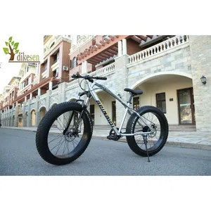 Moda 26 ''Fat Tire Bicycle/mtb Mountain Bike 2023 Alta Qualidade Novo Aço Personalizado Logotipo Liga de Alumínio Confortável 21 Velocidade