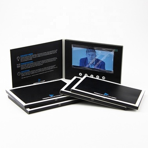 Shenzhen HuiHong Branding Gift Nouvelle brochure vidéo 4.3 pouces Livrets vidéo LCD pour salon professionnel Cadeaux promotionnels et d'affaires - Product Image 2