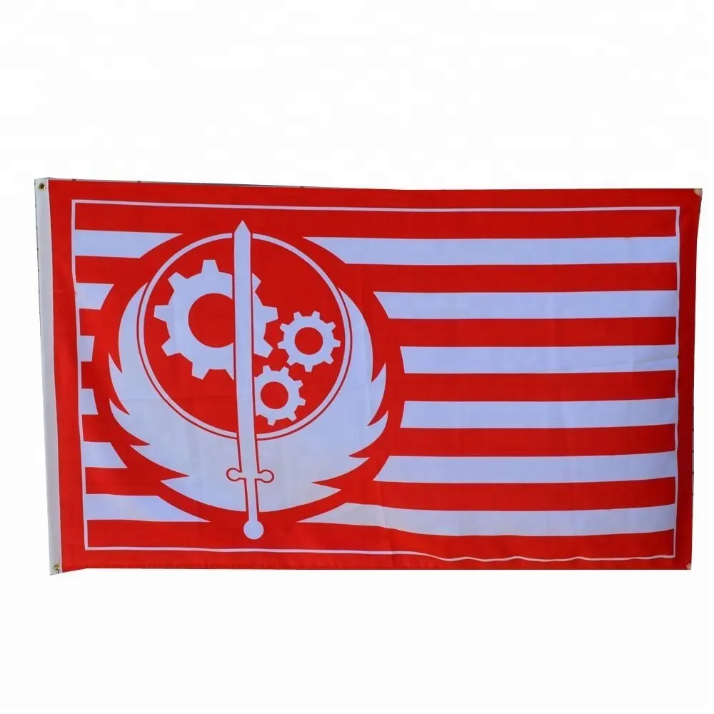 Bandeira fallout bandeira da califórnia de aço 3 'x 5' eua