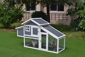 Ahşap dış mekan mobilyası ahşap tavuk kafesi ve koşu ve kanatlı ev plastik - Product Image 3