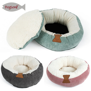 Lit rond <span class=keywords><strong>chauffant</strong></span> <span class=keywords><strong>pour</strong></span> <span class=keywords><strong>chat</strong></span> et chiot Canapé-lit confortable <span class=keywords><strong>pour</strong></span> animaux de compagnie - Product Image 1