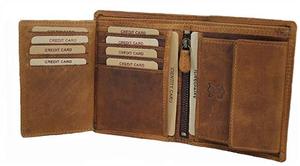 Portefeuille en cuir pour hommes, feuille en vrac RFID, carte bancaire <span class=keywords><strong>verticale</strong></span> et emballage. - Product Image 3