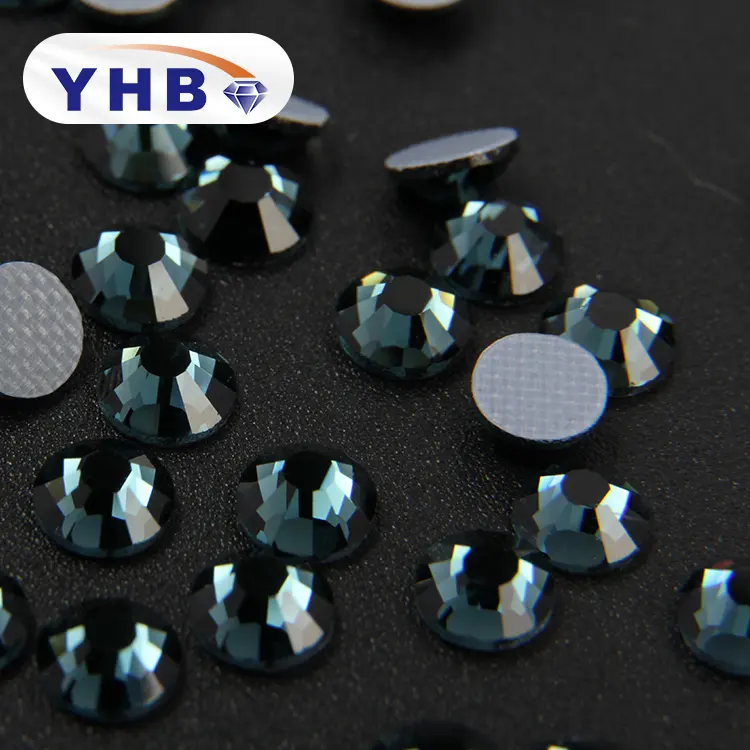 Silver bottom hot fix rhinestone stone bead embellishments bling stones rhinestones for clothing wholesale