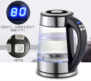 Digital Lead-Free Portable Cordless Electric Jug Glass <strong>Kettle</strong> <strong>Colour</strong>-<strong>Changing</strong> Feature for Household Use - Product Image 5