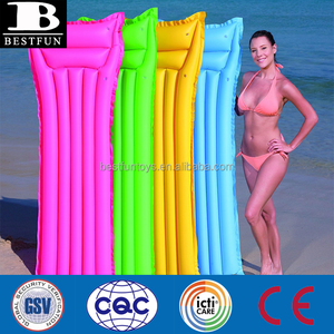 Tumbona Inflable de PVC Resistente Personalizada de Fábrica, Colchoneta de Aire Portátil, Tumbona de Aire Plegable para Exteriores, Flotador de Piscina y Playa - Product Image 4
