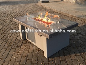 Hot Selling Cheap Price Propane Outdoor Firepit <strong>Table</strong> <strong>with</strong> Rectangle Stainless <strong>Fire</strong> <strong>Pit</strong> Pan Made in China - Product Image 3