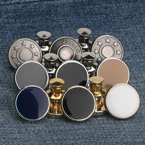 Magic adjustable remove metal perfect fit button for jeans