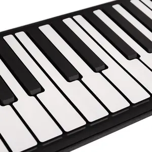 הטוב ביותר שדרוג מובנה רמקול נייד 61 מפתחות מגולגלת גמיש אלקטרוני פסנתר מקלדת עם מלא רך מקשים מגיבים