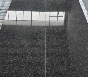 Sàn gạch đánh bóng Nam Phi đá <span class=keywords><strong>Impala</strong></span> đá Granite Đen tuyệt đối - Product Image 2