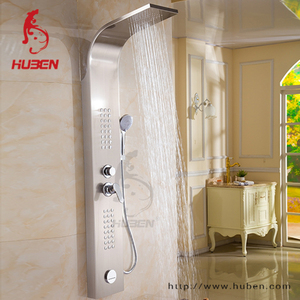 Système de salle de bains de pluie à LED Panneau de <span class=keywords><strong>douche</strong></span> Cascade <span class=keywords><strong>Spa</strong></span> Jets Panneau mural de <span class=keywords><strong>douche</strong></span> intelligent Panneau de <span class=keywords><strong>douche</strong></span> <span class=keywords><strong>Colonne</strong></span> Tours Acier inoxydable 304 - Product Image 2