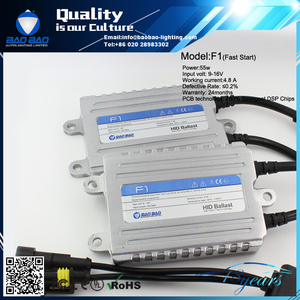 2017 de alta calidad F1 12v 24v 55W rápido brillante <span class=keywords><strong>ocultó</strong></span> kit de xenón con garantía de 2 años de China BAOBAO fábrica de ilumi - Product Image 3