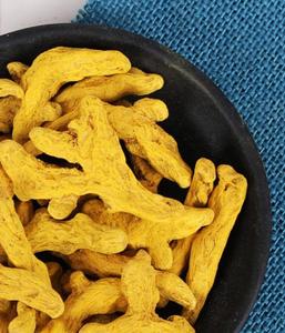 Kering Mentah Jiang Huang Alami Seluruh Akar Safron India Haridra Rhize untuk Rempah-rempah Kari - Product Image 2