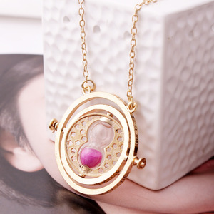 Collier <span class=keywords><strong>sablier</strong></span> retournable plaqué or <span class=keywords><strong>Harry</strong></span> <span class=keywords><strong>Potter</strong></span>, bijou de mode - Product Image 4