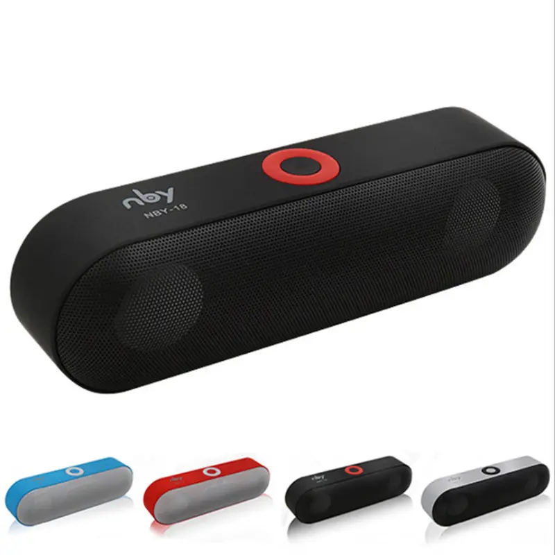 Mini altavoz de diente azul NBY-18, inalámbrico, portátil, sistema de sonido, estéreo 3D, envolvente, compatible con Blue tooth, novedad