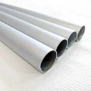 Tubos de aluminio de gran diámetro, acabado de molino t5 6063x3mm, 100