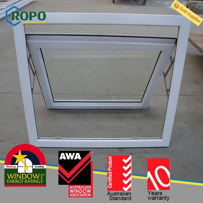 Chine ROPO Construction UPVC/PVC Auvent Fenêtre/Double vitrage PVC Fenêtre