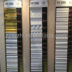 Décoration de plafond de <span class=keywords><strong>restaurant</strong></span> haut de gamme, <span class=keywords><strong>corniche</strong></span> de moulage en polyuréthane en forme de PU - Product Image 6