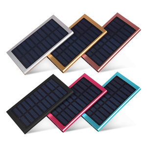 Double USB 10000mAh Power Bank Chargeur de <span class=keywords><strong>batterie</strong></span> étanche <span class=keywords><strong>15000mah</strong></span> 20000mah Panneau <span class=keywords><strong>solaire</strong></span> portable Mini USB Entrée LED 2A Polymère - Product Image 6