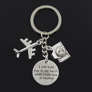 Llavero con Brújula Mundial de Viaje, Porta Pasaporte Metálico con Inspiraciones de Joyería para Amantes de los Viajes, Accesorios DIY, Regalo para Viajeros - Product Image 4