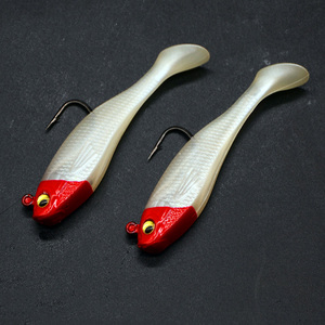 Kingdom — <span class=keywords><strong>leurre</strong></span> <span class=keywords><strong>souple</strong></span> <span class=keywords><strong>avec</strong></span> tête plombée et queue en T, appât artificiel de type poisson nageur <span class=keywords><strong>avec</strong></span> hameçon fort, 8CM, 8.9G, vente en gros - Product Image 2
