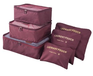 6PCS/Set Fashion Oxford Cloth <strong>Travel</strong> Mesh <strong>Bag</strong> Luggage Organizer Packing Cubes <strong>Organiser</strong> <strong>Travel</strong> <strong>Bags</strong> - Product Image 1