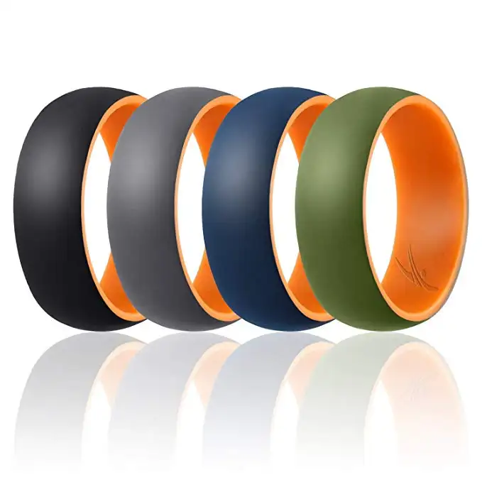 New Design Silicone Rings Wedding Bands