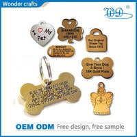 Collar de plata antigua 3d con Cruz de esmalte fundido a presión, placa personalizada de metal para perros