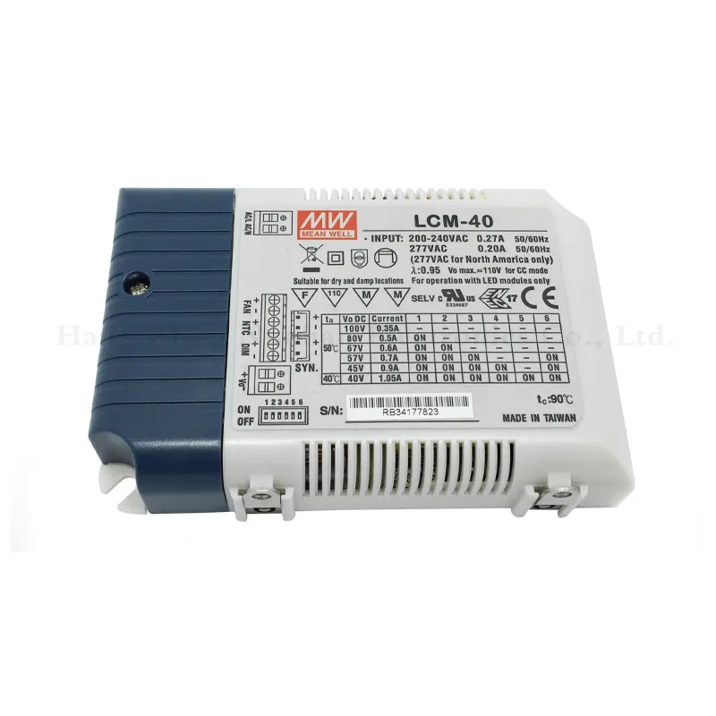 CE listed Mean well LCM-40 40W 700mA pwm led driver