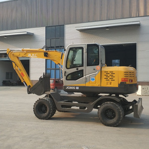 Usine directe vente 6.5 tonnes <span class=keywords><strong>mini</strong></span> <span class=keywords><strong>pelle</strong></span> <span class=keywords><strong>sur</strong></span> pneus prix - Product Image 4