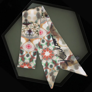 Baru Dua Sisi <span class=keywords><strong>Tarot</strong></span> Bunga Matahari Cetak Tas Dasi Pegangan Menghias Syal Sutra Imitasi dengan <span class=keywords><strong>2</strong></span> Warna - Product Image 2