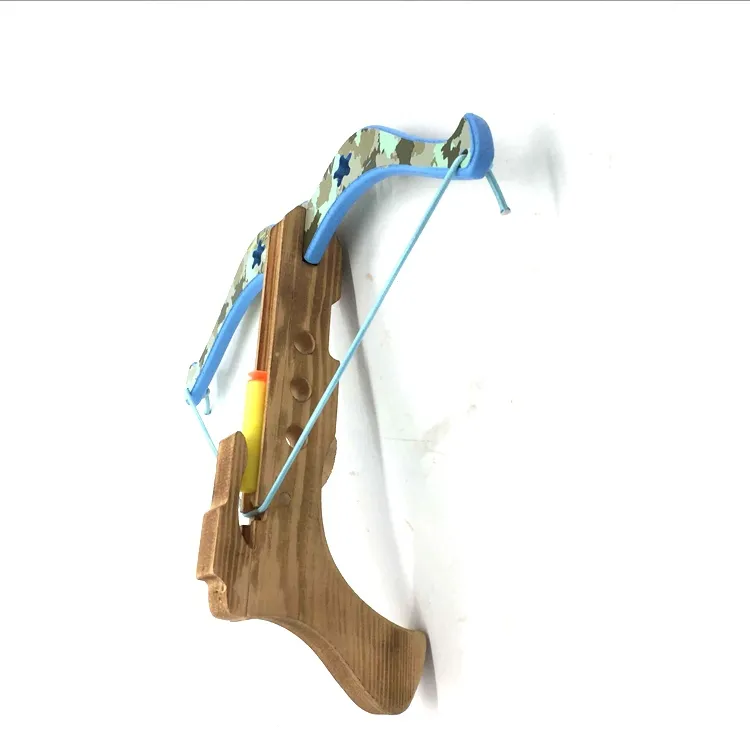 Kids Game shooting crossbow with suction darts outdoor playing children bow arrow toy camouflage color wood toy crossbow set