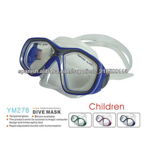 M278 Scuba máscara <span class=keywords><strong>de</strong></span> buceo, <span class=keywords><strong>pesca</strong></span> <span class=keywords><strong>submarina</strong></span> máscara <span class=keywords><strong>de</strong></span> buceo <span class=keywords><strong>de</strong></span> silicona Niño - Product Image 1