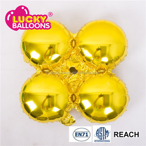 Alta calidad 18 pulgadas ronda cuatro esferas de navidad arco decoración de globos de helio de aluminio - Product Image 2