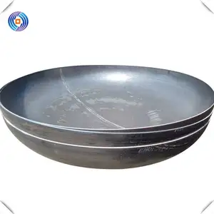 Customer needs industrial flat bottom flanging dish head with carbon steel