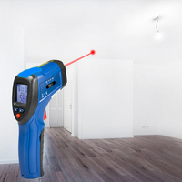Détecteur de Fuites Thermiques CEM DT-8666, Thermomètre Infrarouge Sans Contact avec Alarme Sonore Précision 1% de la Lecture