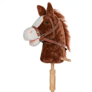 Custom Multi-colored Plush Stick Pony Horse