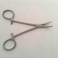 12.5Cm Roestvrijstalen Oogheelkundige Chirurgische Tang Met Gebogen Uiteinden Meps Veiligheidsstandaard Muggentang