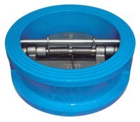 Van một chiều kiểu mặt bích bằng gang dẻo, van chặn bằng thép không gỉ cho nước với bộ điều khiển điện từ - Product Image 4